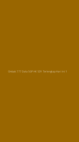 Tampilan Antarmuka Aplikasi Ombak 777 Data Sgp Hk Sdy Terlengkap Hari Ini - 1