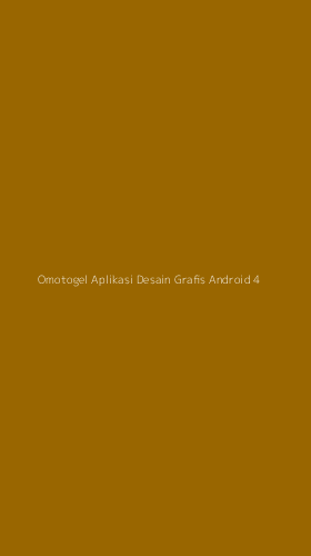 Tampilan Antarmuka Aplikasi Omotogel Aplikasi Desain Grafis Android - 4