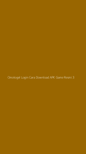 Tampilan Antarmuka Aplikasi Omotogel Login Cara Download Apk Game Resmi - 3