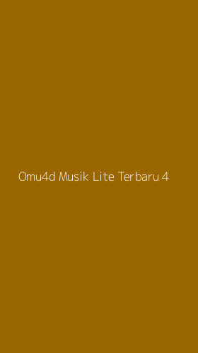 Tampilan Antarmuka Aplikasi Omu4d Musik Lite Terbaru - 4