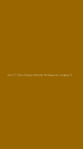 Tampilan Antarmuka Aplikasi Onic77 Situs Dengan Metode Pembayaran Lengkap - 3