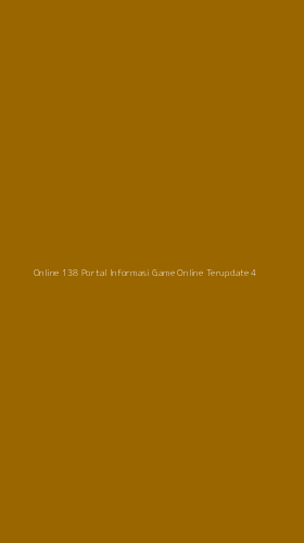Tampilan Antarmuka Aplikasi Online 138 Portal Informasi Game Online Terupdate - 4