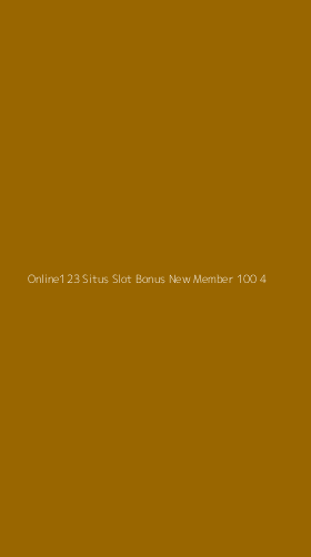 Tampilan Antarmuka Aplikasi Online123 Situs Slot Bonus New Member 100 - 4