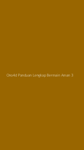 Tampilan Antarmuka Aplikasi Ono4d Panduan Lengkap Bermain Aman - 3