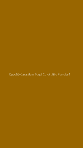 Tampilan Antarmuka Aplikasi Opee69 Cara Main Togel Colok Jitu Pemula - 4