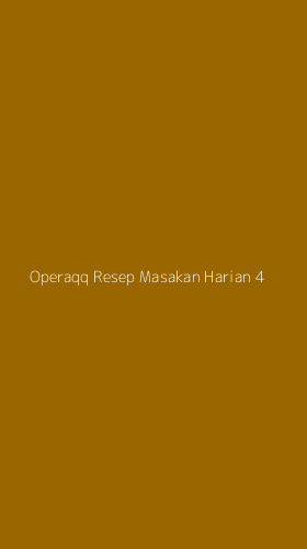 Tampilan Antarmuka Aplikasi Operaqq Resep Masakan Harian - 4