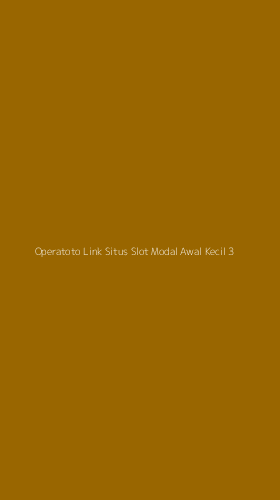 Tampilan Antarmuka Aplikasi Operatoto Link Situs Slot Modal Awal Kecil - 3