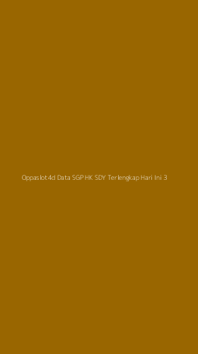 Tampilan Antarmuka Aplikasi Oppaslot4d Data Sgp Hk Sdy Terlengkap Hari Ini - 3