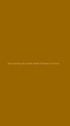 Tampilan Antarmuka Aplikasi Opus Gaming Situs Multi Game Terbesar Di Asia - 4