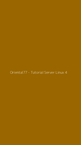 Tampilan Antarmuka Aplikasi Oriental77 - Tutorial Server Linux - 4