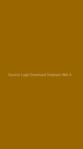 Tampilan Antarmuka Aplikasi Ososlot Login Download Template Web - 4