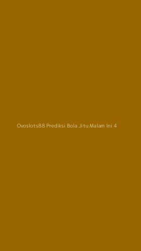 Tampilan Antarmuka Aplikasi Ovoslots88 Prediksi Bola Jitu Malam Ini - 4