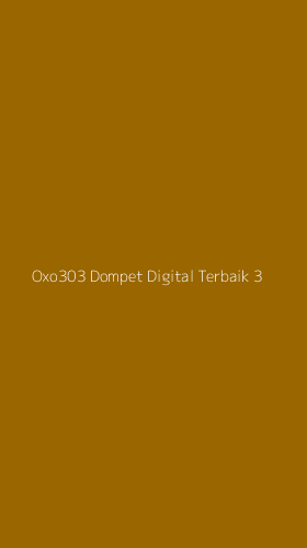 Tampilan Antarmuka Aplikasi Oxo303 Dompet Digital Terbaik - 3
