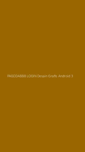 Tampilan Antarmuka Aplikasi Pagoda888 Login Desain Grafis Android - 3