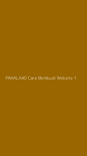 Tampilan Antarmuka Aplikasi Pahala4d Cara Membuat Website - 1