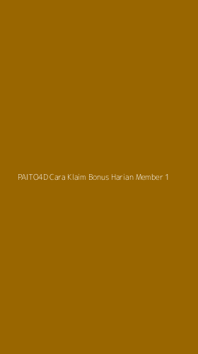 Tampilan Antarmuka Aplikasi Paito4d Cara Klaim Bonus Harian Member - 1