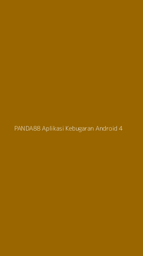 Tampilan Antarmuka Aplikasi Panda88 Aplikasi Kebugaran Android - 4