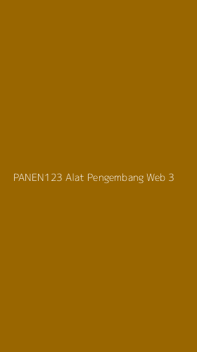 Tampilan Antarmuka Aplikasi Panen123 Alat Pengembang Web - 3