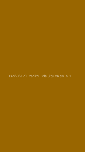 Tampilan Antarmuka Aplikasi Pansos123 Prediksi Bola Jitu Malam Ini - 1