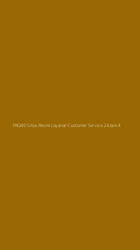 Tampilan Antarmuka Aplikasi Pao4d Situs Resmi Layanan Customer Service 24jam - 4