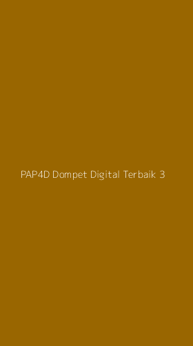 Tampilan Antarmuka Aplikasi Pap4d Dompet Digital Terbaik - 3