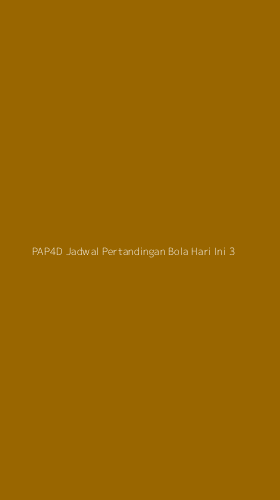 Tampilan Antarmuka Aplikasi Pap4d Jadwal Pertandingan Bola Hari Ini - 3