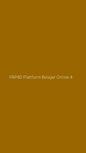 Tampilan Antarmuka Aplikasi Pap4d Platform Belajar Online - 4