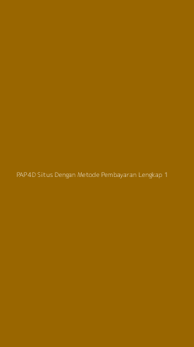 Tampilan Antarmuka Aplikasi Pap4d Situs Dengan Metode Pembayaran Lengkap - 1