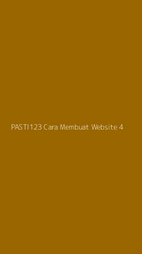 Tampilan Antarmuka Aplikasi Pasti123 Cara Membuat Website - 4