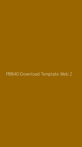 Tampilan Antarmuka Aplikasi Pbb4d Download Template Web - 2