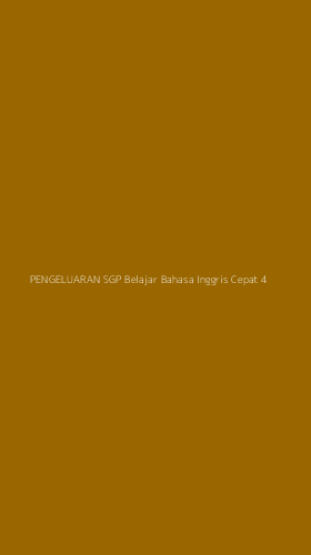 Tampilan Antarmuka Aplikasi Pengeluaran Sgp Belajar Bahasa Inggris Cepat - 4