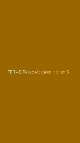 Tampilan Antarmuka Aplikasi Peri4d Resep Masakan Harian - 3