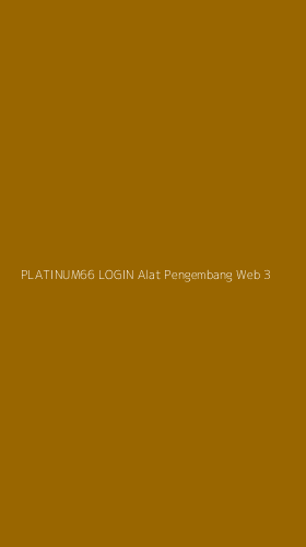 Tampilan Antarmuka Aplikasi Platinum66 Login Alat Pengembang Web - 3