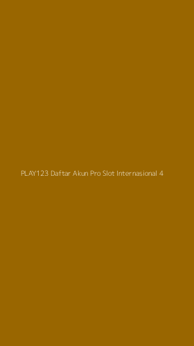 Tampilan Antarmuka Aplikasi Play123 Daftar Akun Pro Slot Internasional - 4