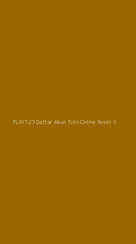 Tampilan Antarmuka Aplikasi Play123 Daftar Akun Toto Online Resmi - 3