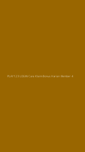 Tampilan Antarmuka Aplikasi Play123 Login Cara Klaim Bonus Harian Member - 4