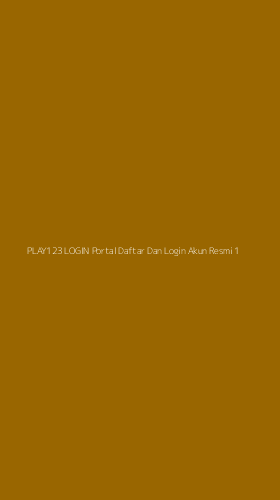 Tampilan Antarmuka Aplikasi Play123 Login Portal Daftar Dan Login Akun Resmi - 1