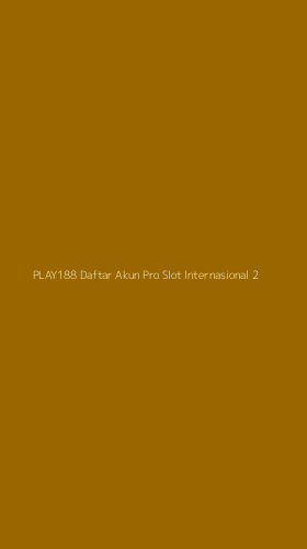 Tampilan Antarmuka Aplikasi Play188 Daftar Akun Pro Slot Internasional - 2