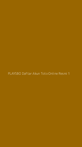 Tampilan Antarmuka Aplikasi Playsbo Daftar Akun Toto Online Resmi - 1