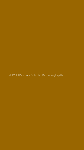 Tampilan Antarmuka Aplikasi Playstar77 Data Sgp Hk Sdy Terlengkap Hari Ini - 3