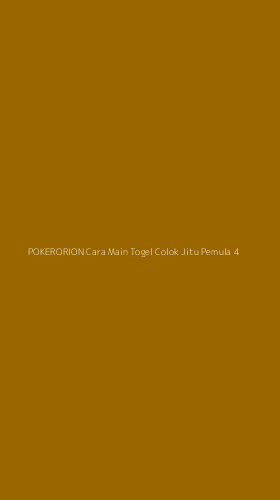 Tampilan Antarmuka Aplikasi Pokerorion Cara Main Togel Colok Jitu Pemula - 4