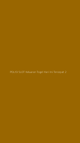 Tampilan Antarmuka Aplikasi Polisi Slot Keluaran Togel Hari Ini Tercepat - 2