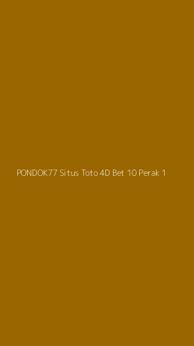 Tampilan Antarmuka Aplikasi Pondok77 Situs Toto 4d Bet 10 Perak - 1