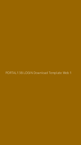 Tampilan Antarmuka Aplikasi Portal138 Login Download Template Web - 1