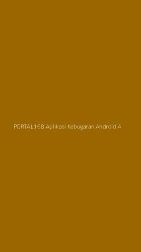 Tampilan Antarmuka Aplikasi Portal168 Aplikasi Kebugaran Android - 4