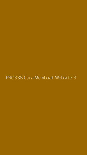 Tampilan Antarmuka Aplikasi Pro338 Cara Membuat Website - 3