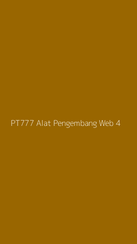 Tampilan Antarmuka Aplikasi Pt777 Alat Pengembang Web - 4