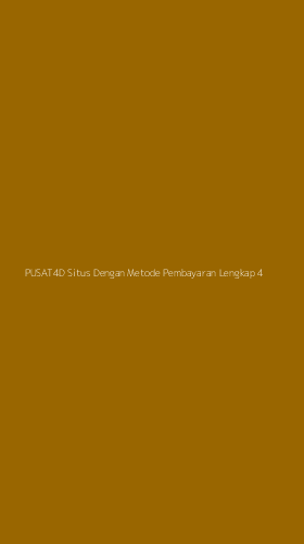 Tampilan Antarmuka Aplikasi Pusat4d Situs Dengan Metode Pembayaran Lengkap - 4