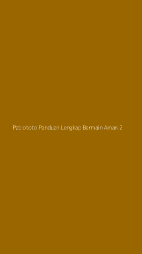 Tampilan Antarmuka Aplikasi Pablototo Panduan Lengkap Bermain Aman - 2