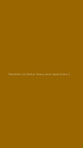 Tampilan Antarmuka Aplikasi Pabrik4d Link Daftar Semua Jenis Game Online - 2